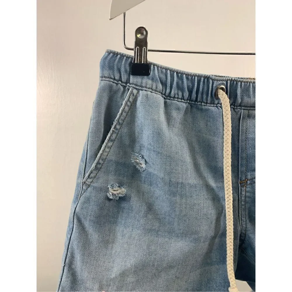 Aerie Denim Distressed Shorts Size XS